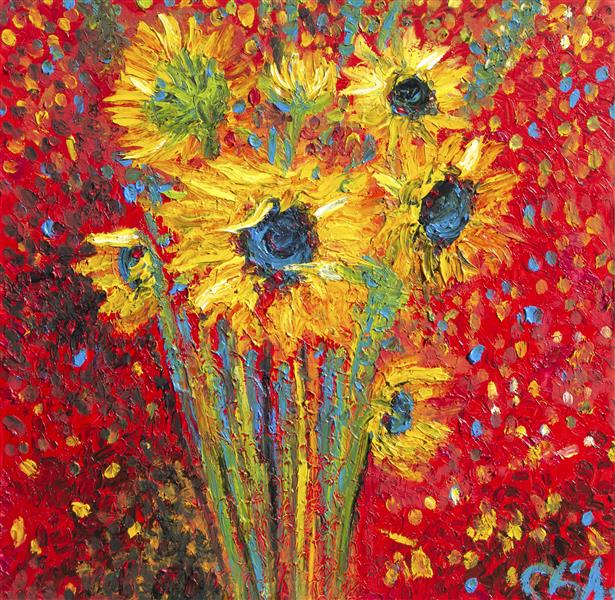 Red Sunflowers, 2020 - Chiara Magni