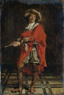 A Cavalier. Time of Louis XIV - Ernest Meissonier