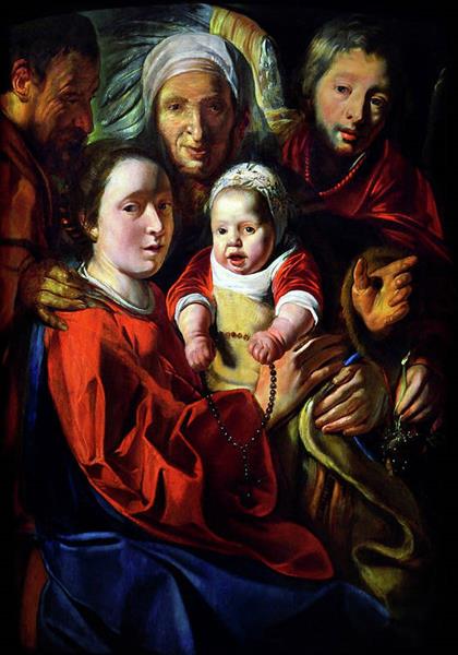The Holy Family - 雅各布·乔登斯
