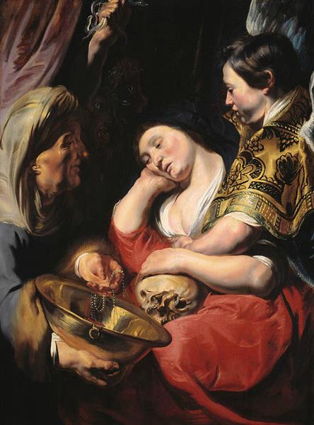 The Temptation of the Magdalene - Jacob Jordaens