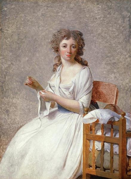 Madame De Pastoret and Her Son - 雅克-路易‧大衛