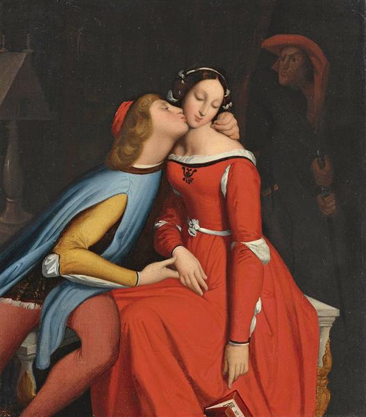 Paolo and Francesca - Jean-Auguste Dominique Ingres