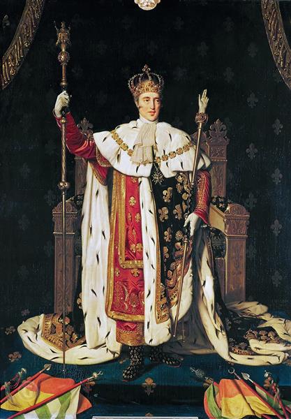Portrait of Charles X in Coronation Robes, 1829 - Jean Auguste Dominique Ingres