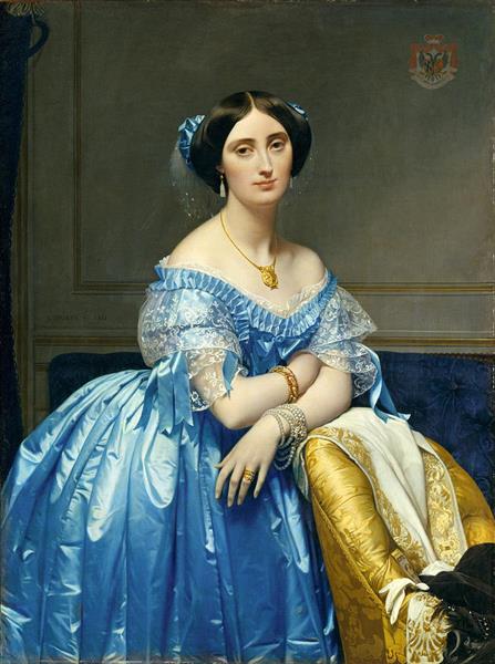 Portrait of the Princesse de Broglie, 1853 - Jean Auguste Dominique Ingres