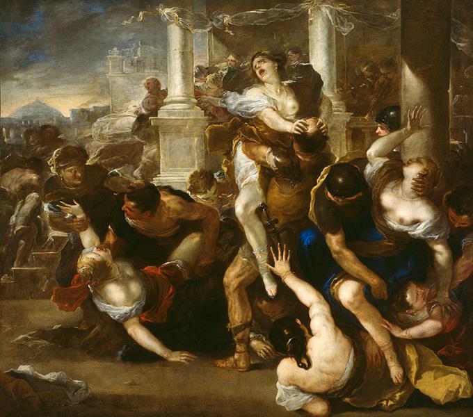 The Abduction of the Sabine Women - Luca Giordano