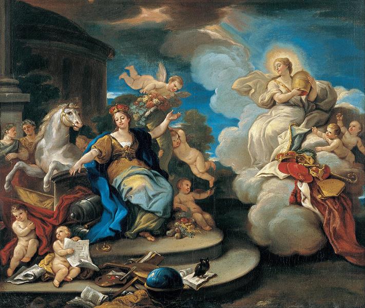 Series of the Four Parts of the World. Europe - Luca Giordano
