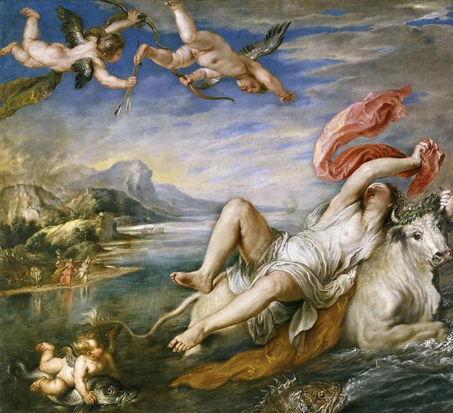 Le Viol d'Europe, c.1630 - Pierre Paul Rubens