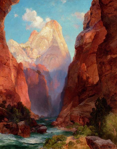 The Rio Virgin Southern Utah - Томас Моран