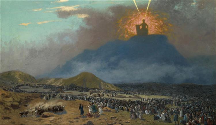 Moses on Mount Sinai, 1895 - 1900 - Jean-Leon Gerome - WikiArt.org