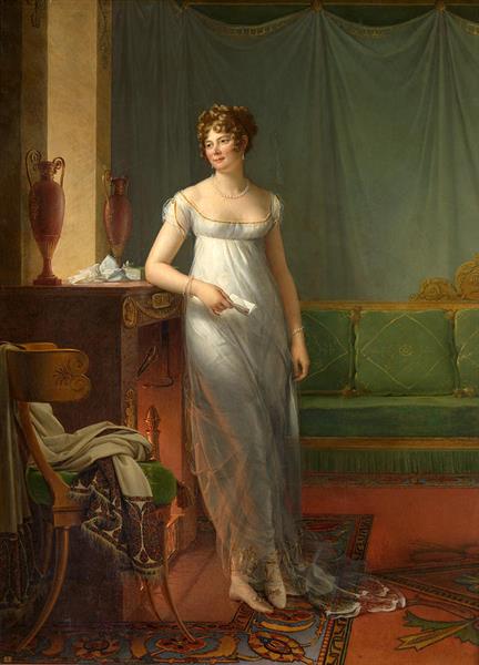 Madame Charles Maurice De Talleyrand Perigord - Франсуа Жерар
