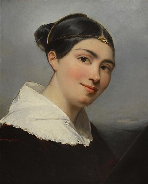 Portrait De Julie Duvidal De Montferrier - Франсуа Жерар