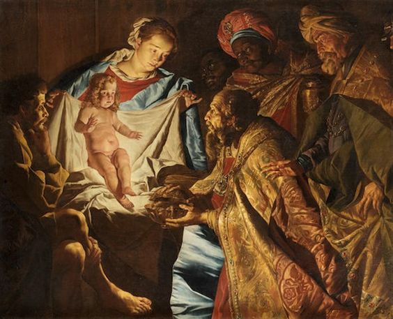 The Adoration of the Magi - Matthias Stom