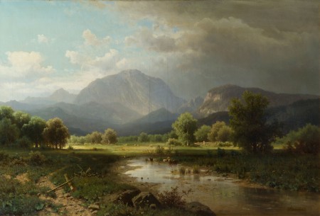 Mountain landscape - Adolf Chwala