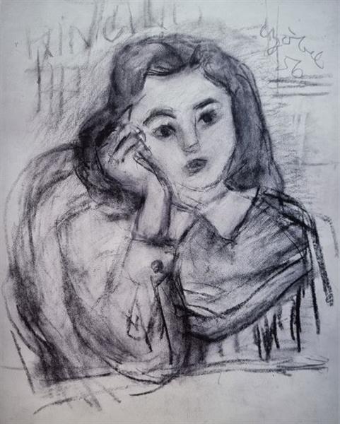 Czobel Béla Drawing 1956, 1956 - Bela Czobel