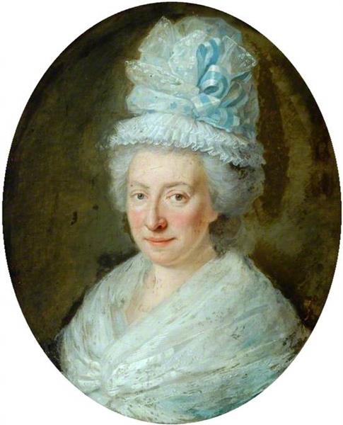 Portrait of a Lady in a White Dress - Henri-Pierre Danloux