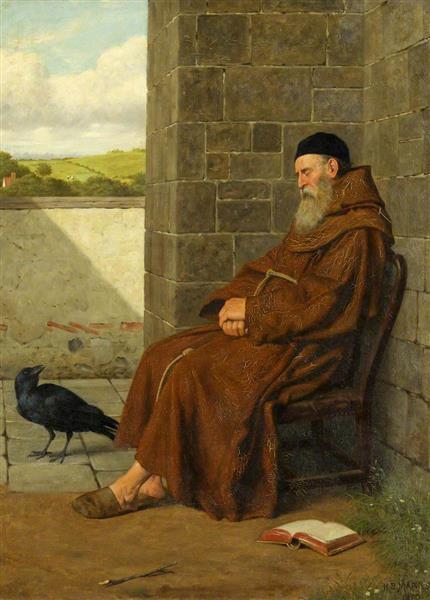 The Convent Raven - Henry Stacy-Marks