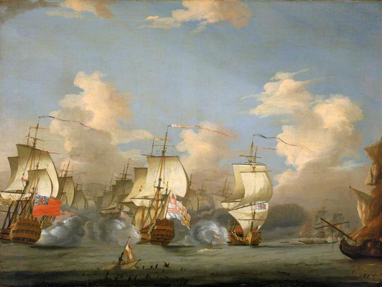 The Battle of Cape Passaro, 11 August 1718 - Isaac Sailmaker