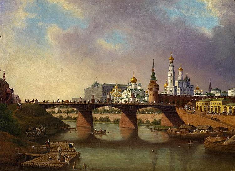 View of Kremlin - Joseph Andreas Weiss