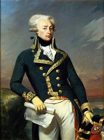 Portrait of Gilbert Motier the Marquis De La Fayette as a Lieutenant General - Joseph Desire Court