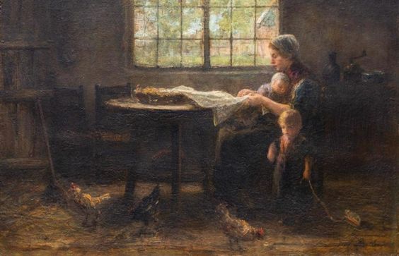 Mother and Children - Jozef Israëls