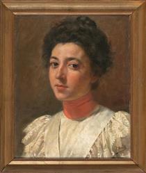 Portrait of a Young Lady - Pere Borrell del Caso
