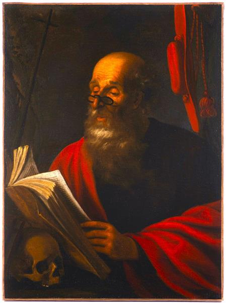 Saint Jerome in the Study - Pietro Paolini