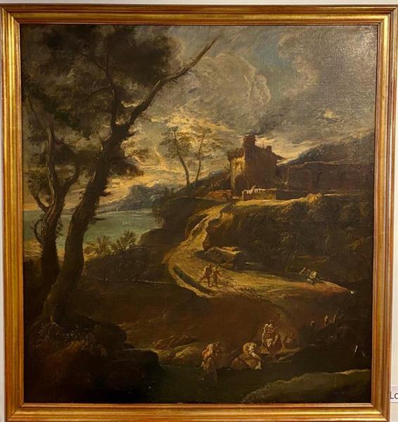 Landscape with Figures - Alessandro Magnasco
