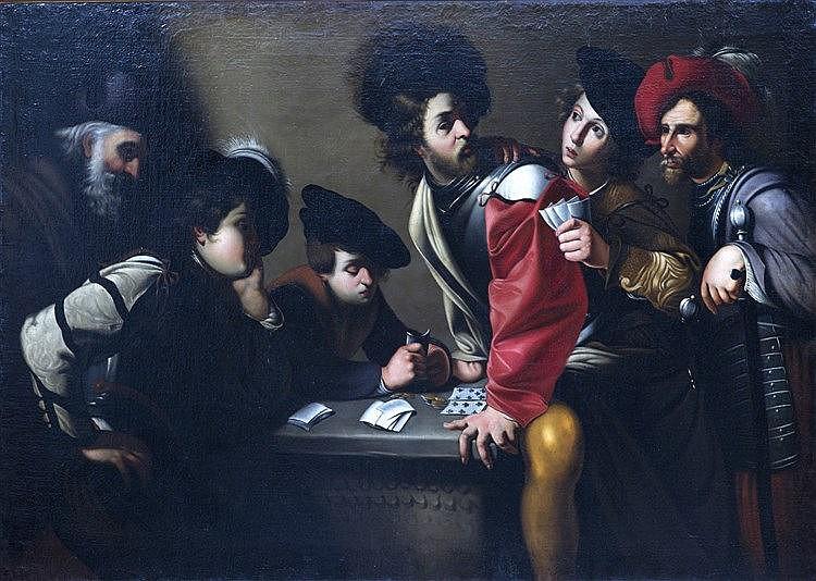 Les joueurs de cartes - Bartolomeo Manfredi