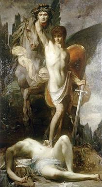 Perseus and the Head of Medusa - Eugene Romain Thirion