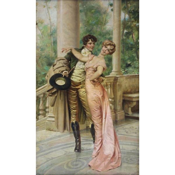 Courting Scene - Frederic Soulacroix