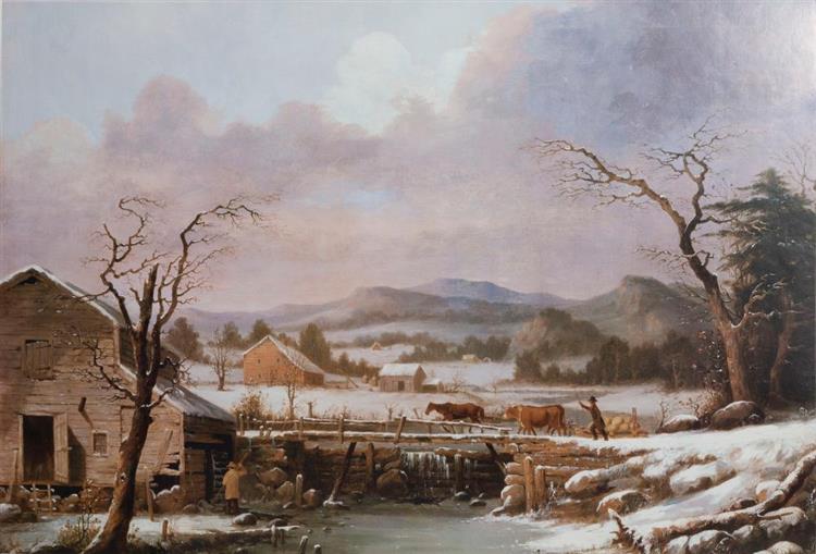 Old Grist Mill - George Henry Durrie