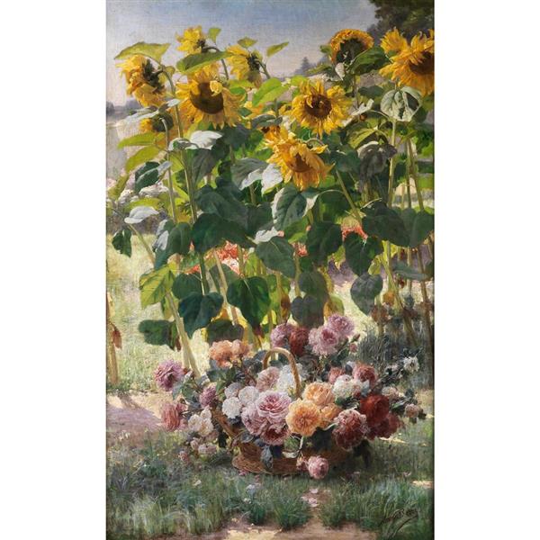 Sunflowers - Henri Biva