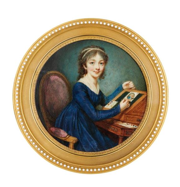 Portrait of a lady - Jean Baptiste Soyer