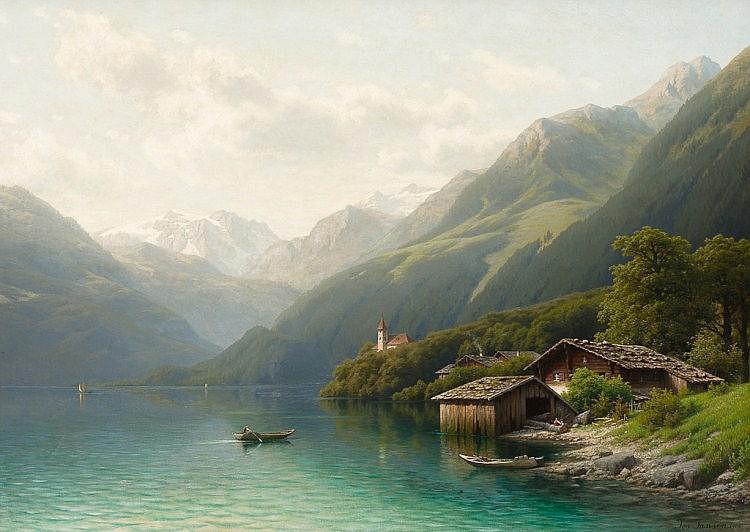 Am Brienzer See in der Schweiz - Johann Joseph Jansen