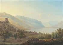 View of Lake Geneva - Johann Ludwig Bleuler