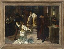 Othello in front of the Doge in Venice - Karl Becker
