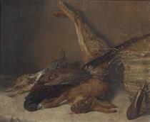 Still Life of Dead Hare and Cock Pheasant - Martin Theodore Ward