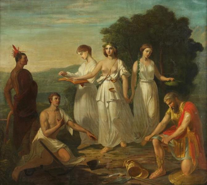 ALLEGORY OF THE SETTLEMENT OF THE WEST - Thomas Buchanan Read
