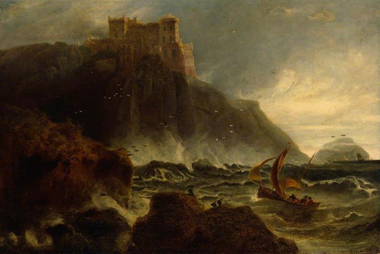 View of the Coast of Scotland - William Daniell