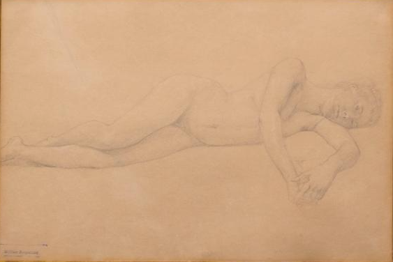 Reclining Nude - William Adolphe Bouguereau