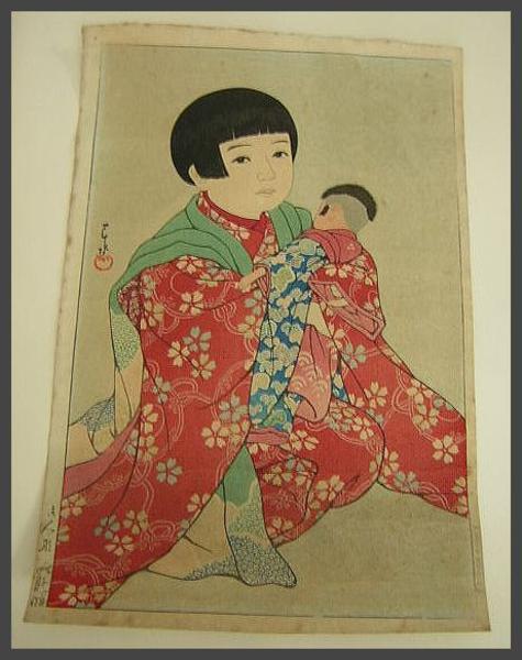 A Doll, 1931 - Hasui Kawase