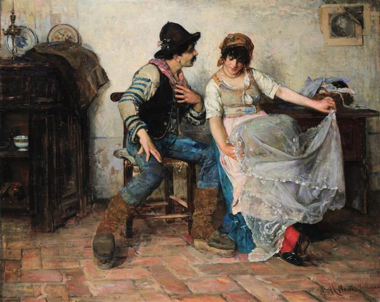 Idyll, c.1882 - Alessandro Milesi