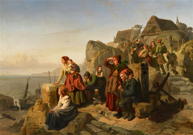 Fisher Families on the Coast, 1853 - Rudolf Jordan