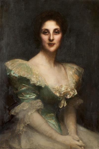 Portrait of Fanny Thérèse Reinach, 1896 - Pascal Adolphe Dagnan-Bouveret