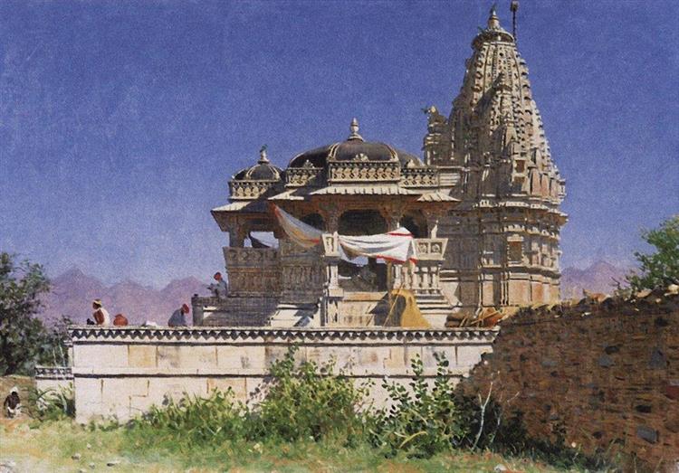 Brahmin Temple at Adelnur, 1876 - Василь Верещагін