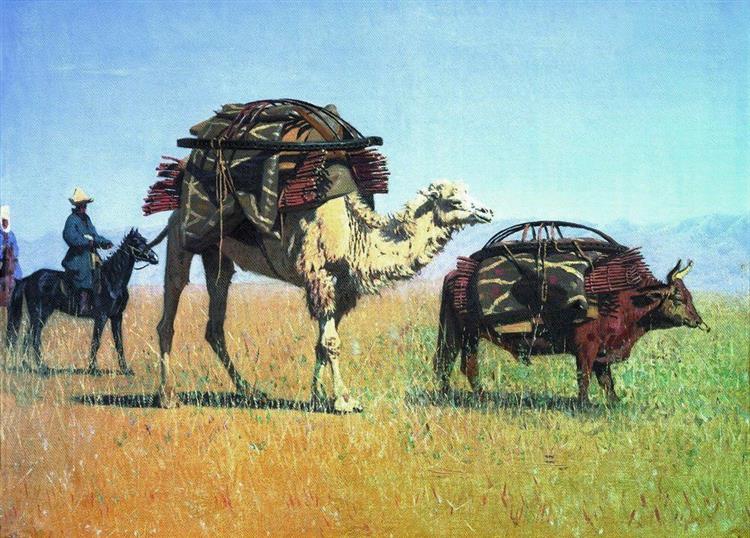 Kyrgyz Migrations, 1870 - Wassili Wassiljewitsch Wereschtschagin