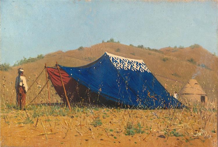 Chinese tent, 1870 - Vasily Vasilievich Verechagine