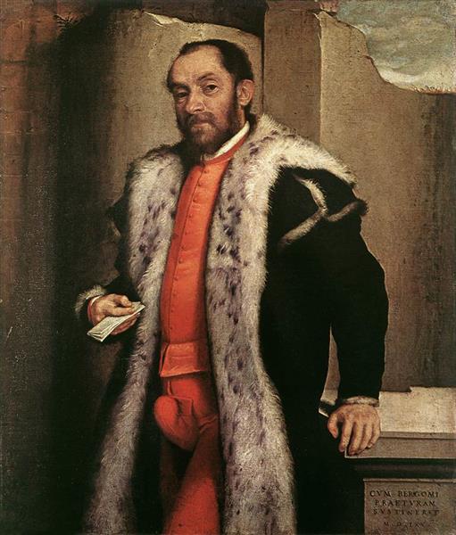 Portrait of Antonio Navagero, 1565 - Джованни Баттиста Морони