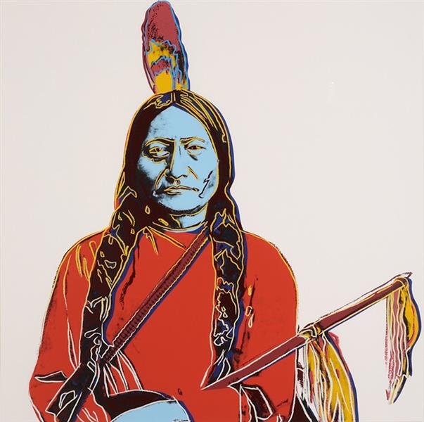 Sitting Bull, 1986 - Andy Warhol