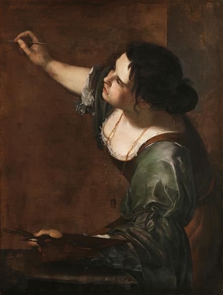 Autorretrato como alegoria da pintura, 1638 - 1639 - Artemisia Gentileschi